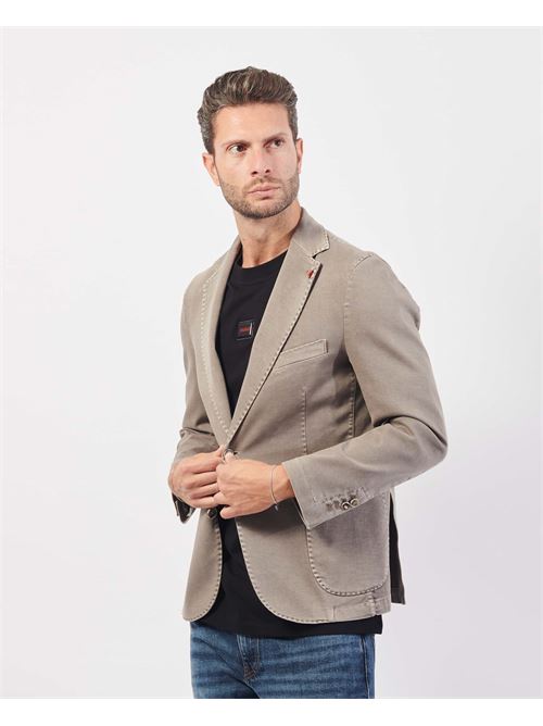 Veste Mulish coupe slim à simple boutonnage en coton MULISH | R7002-PERSEFONE OLDFANGO